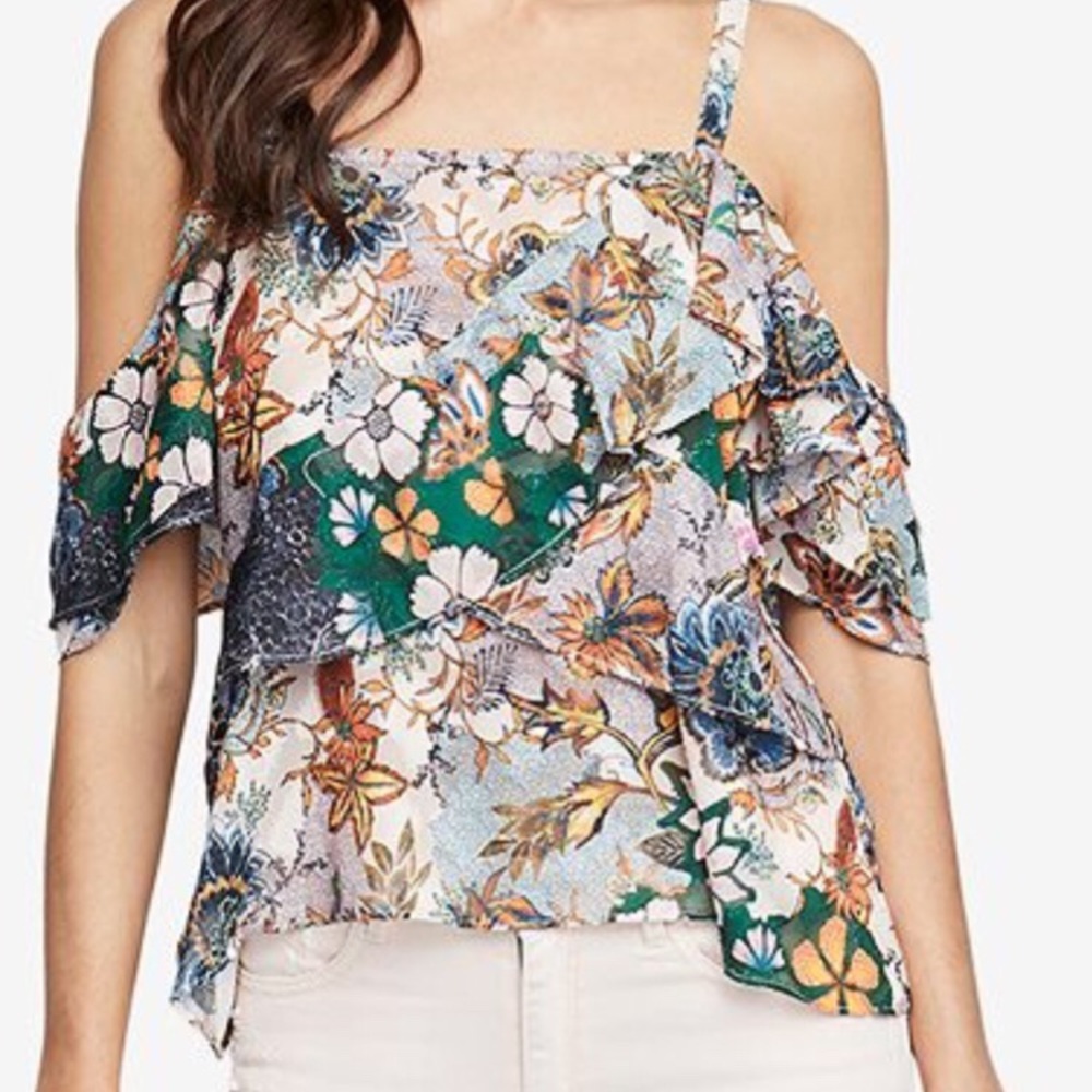 Rachel Roy Floral Blouse xxl